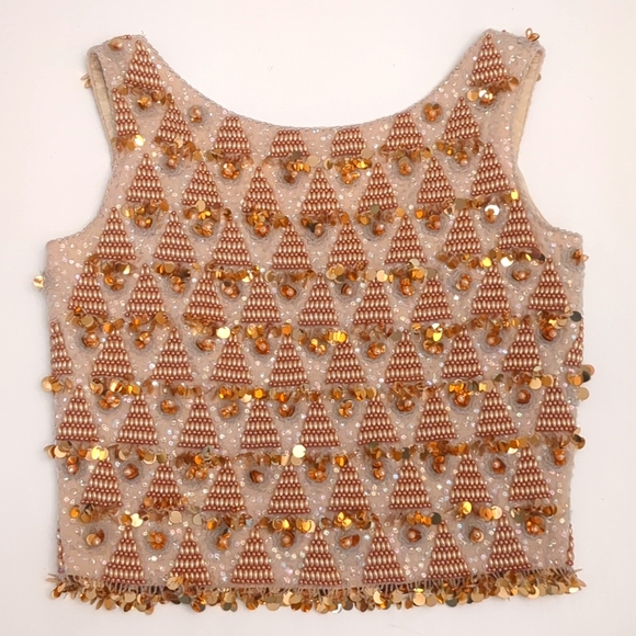 HEFTCO Vintage Beaded Wool Top - Picture 1 of 6
